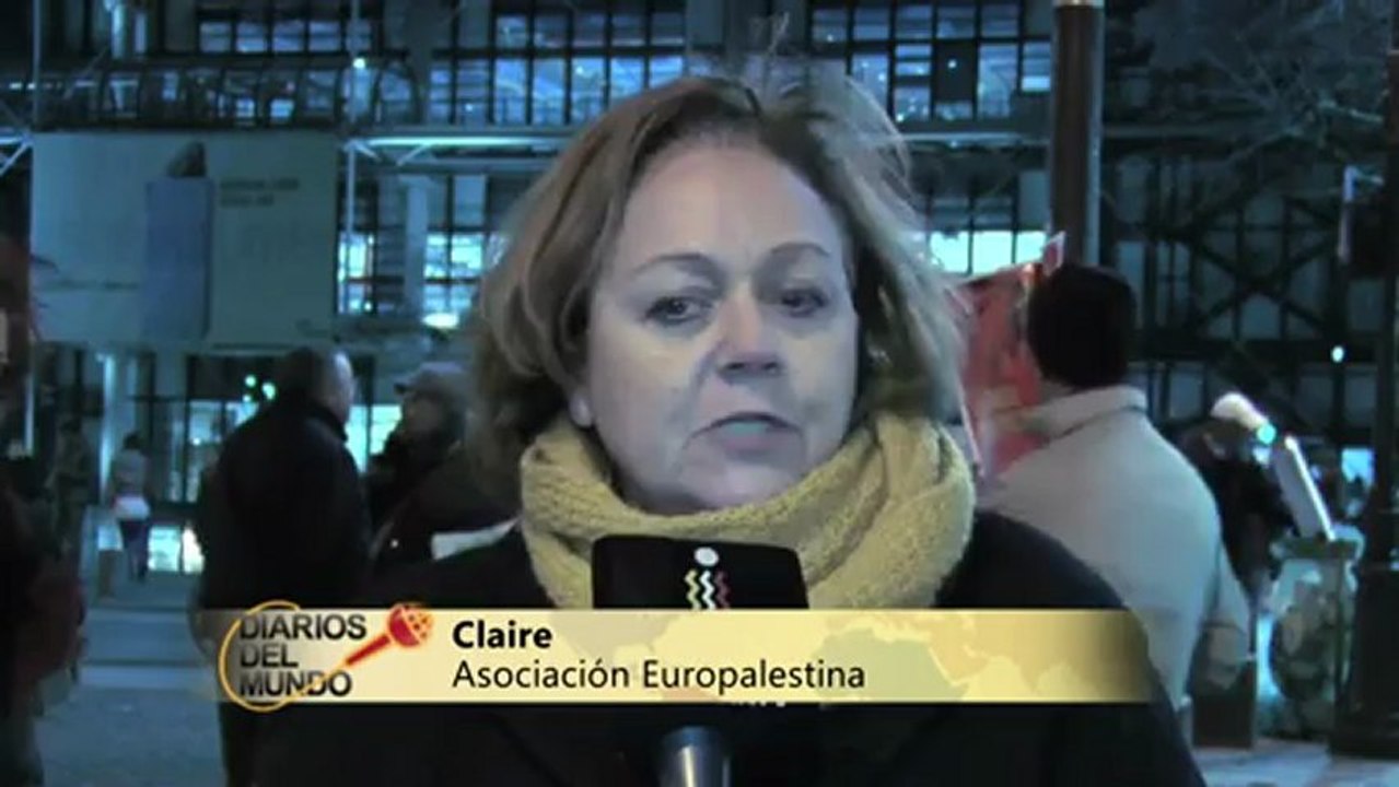 Franceses no olvidan el sufrimiento palestino en Navidad(271212)2