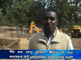 Naxals set ablaze 20 vehicles in Singhbhum