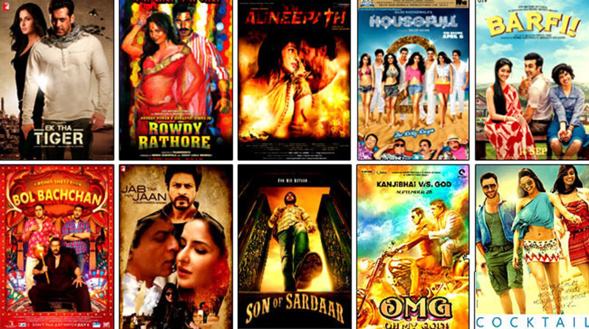 ⁣Top10 Bollywood Movies of 2012
