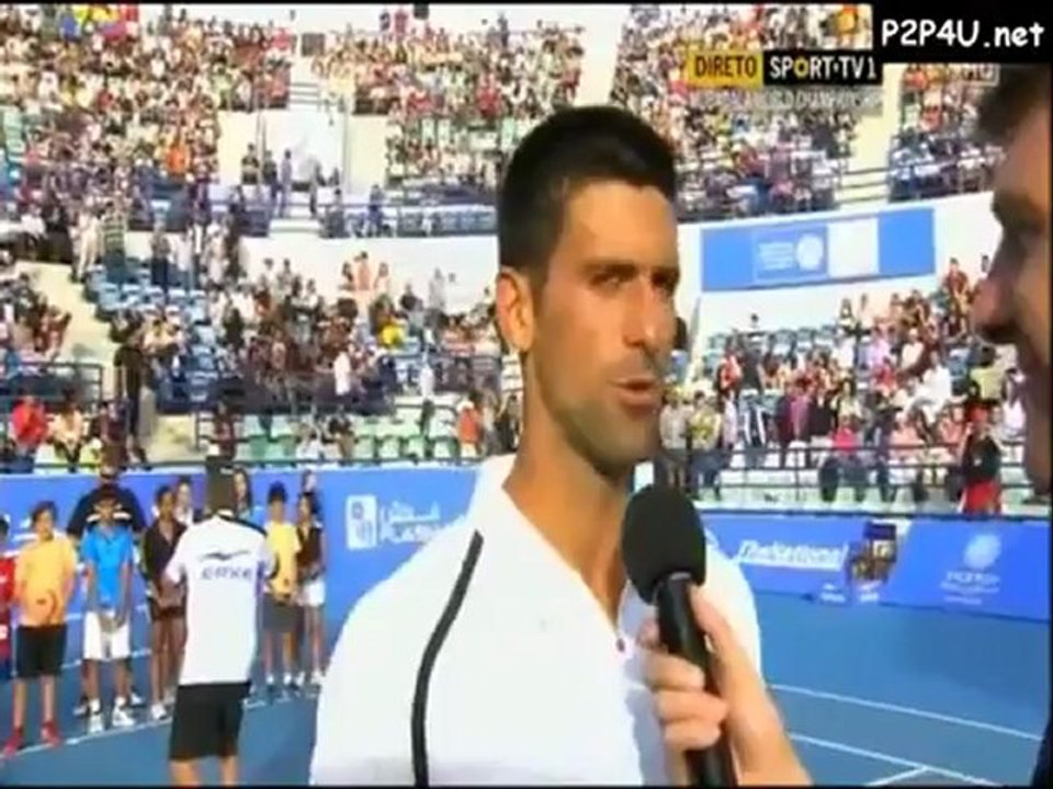 Novak Djokovic vs David Ferrer  (Abu Dhabi 2012)