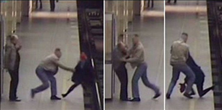 NY Horror Again :NYC Man Pushed on Subway Tracks Caught in Tape