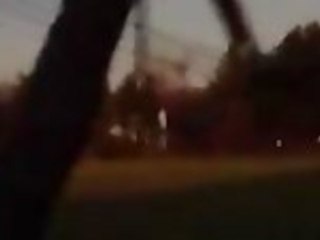 Vertical arrow shot at a human target