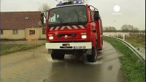 Inundaciones en el norte de Francia por las fuertes lluvias