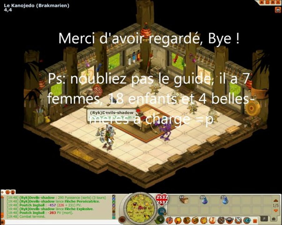 [Dofus] Devils-shadow cra air/Feu lvl 178