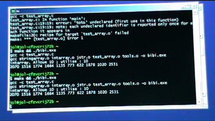 Cours d'algorithmique numéro 6. Complexité quadratique. Nombres aléatoires.