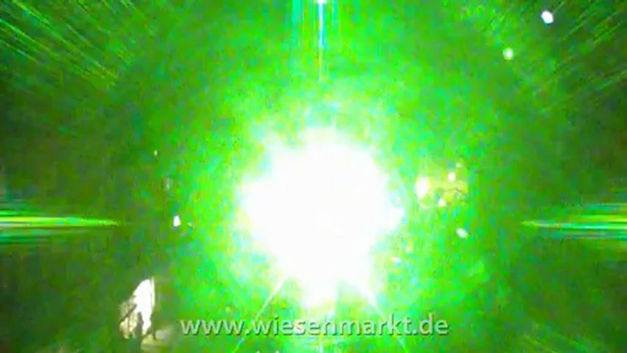 Lasershow Eisleber Weihnachtsmarkt 2012