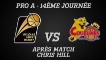 Réactions de Chris Hill - J14 - Réception du Sluc Nancy