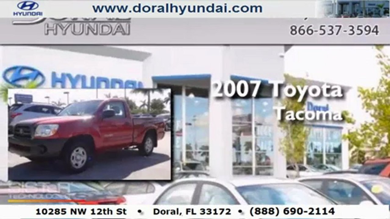 Used 2007 Toyota Tacoma Single Cab Miami FL @ Doral Hyundai, Pickup Truck