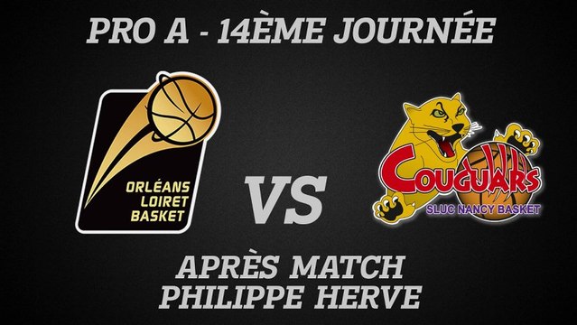 Réactions de Philippe Hervé - J14 - Réception du Sluc Nancy