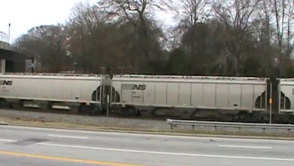 Norfolk Southern grain train southeast through Austell Ga.