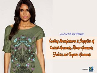 Men's, Women's and Kids knitted clothing