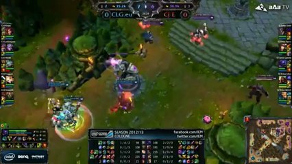 Groupe B IEM Cologne 2012 CLG.eu vs CJ Entus