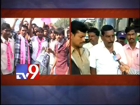 Telangana bandh effect in warangal