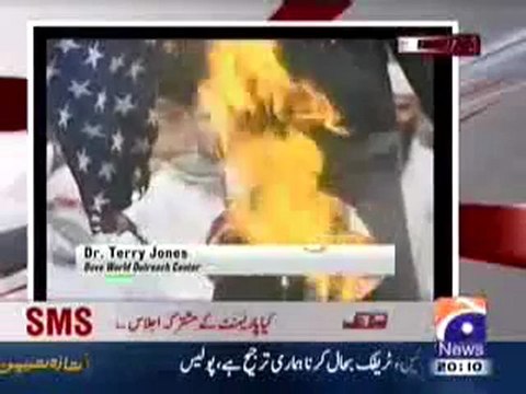 Protest Against Terry Jones Burning Quran Video.mp4