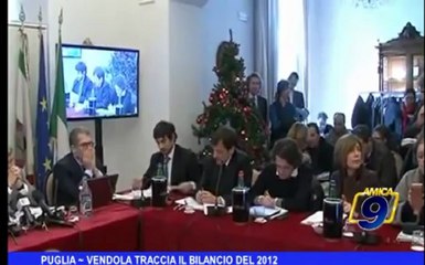 Puglia | Vendola traccia il bilancio 2012