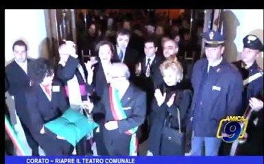 Download Video: Corato | Riapre il teatro Comunale