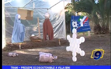 Trani | Presepe ecosostenibile a Villa Bini