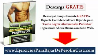 Ejercicios Para Quemar Grasa Abdominal y Bajar de Peso