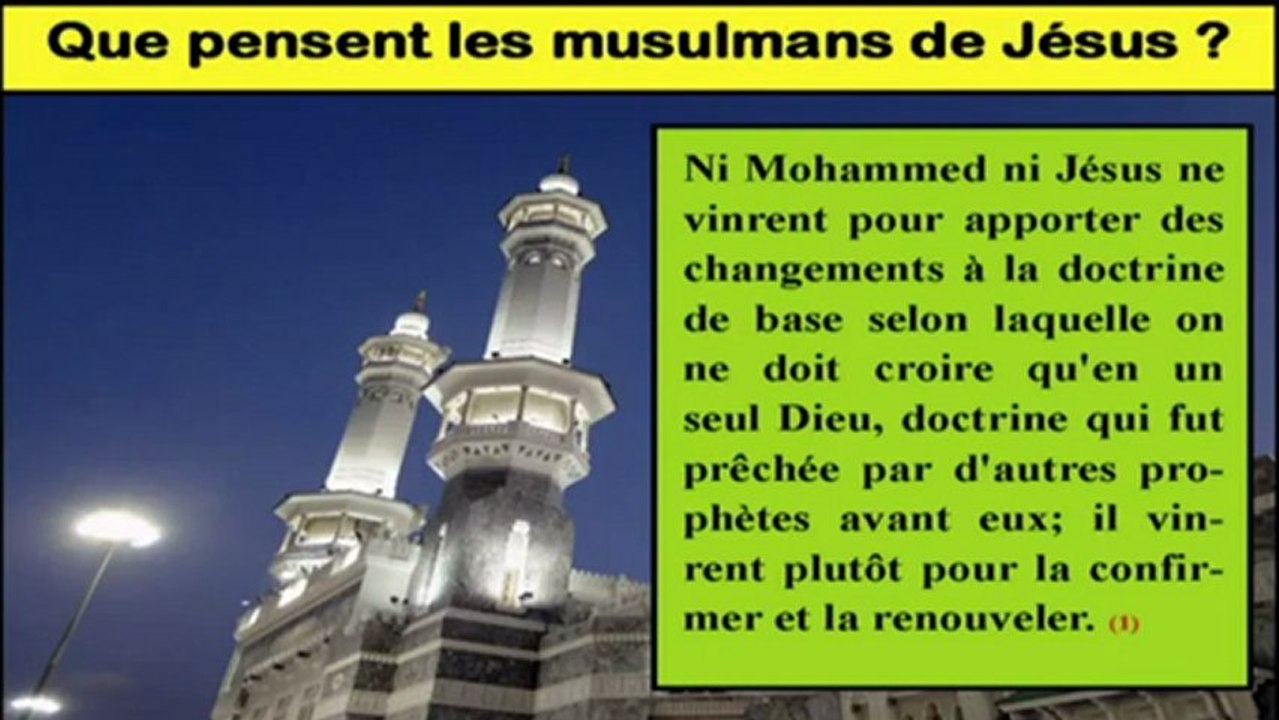 Que pensent les musulmans de Jésus ?