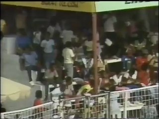 1985 86 Viv Richards FASTEST TEST CENTURY vs England 5th test