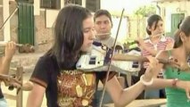 An orchestra in Paraguay plays on recycled trash instruments