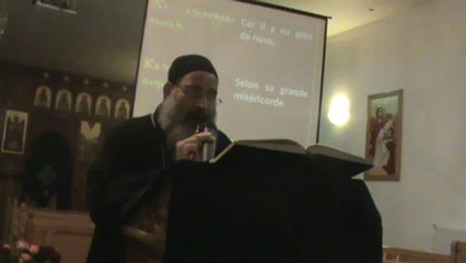 Sermon d'Abouna Mina du 12 Avril 2012 (Semaine Sainte 2012) (Veille du Vendredi Saint)