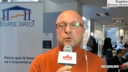 02/01/13 : Les Experts de Bourse Direct dans l'émission "Duplex Bourse" sur Décideurs TV