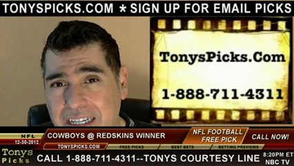 Dallas CowboysWashington Redskins NFL Pick 12-30-2012