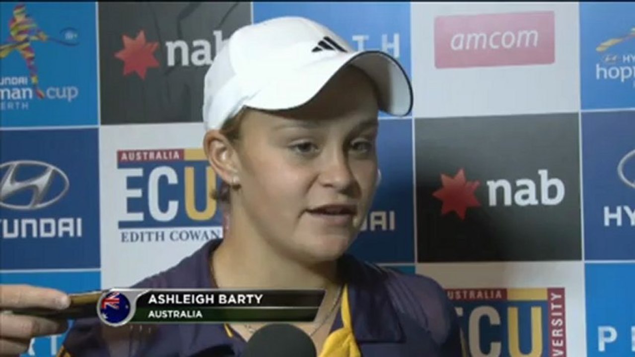 Hopman Cup: Barty: 'Hoffentlich spielt Petkovic die Australian Open'