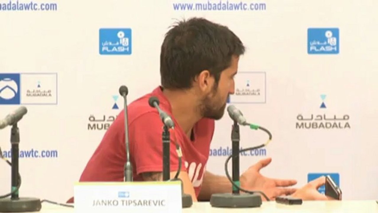 Abu Dhabi: Tipsarevic: 'Vorbereitung war ein wenig kurz'