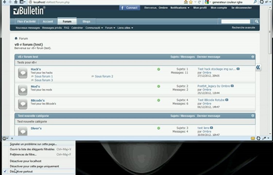 Anti adblock sur vbulletin