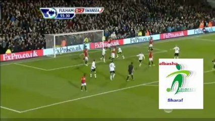 أهداف فولهام 1_2 سوانسى سيتى 29_12_2012