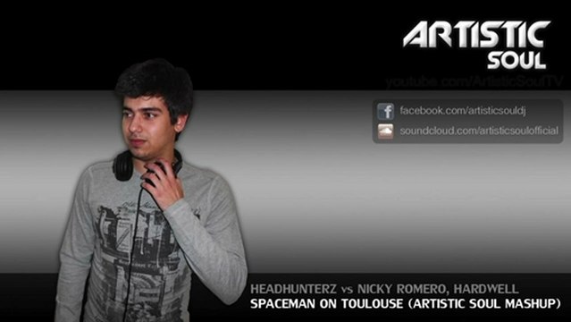 Headhunterz vs Nicky Romero, Hardwell - Spaceman on Toulouse (Artistic Soul Mashup)