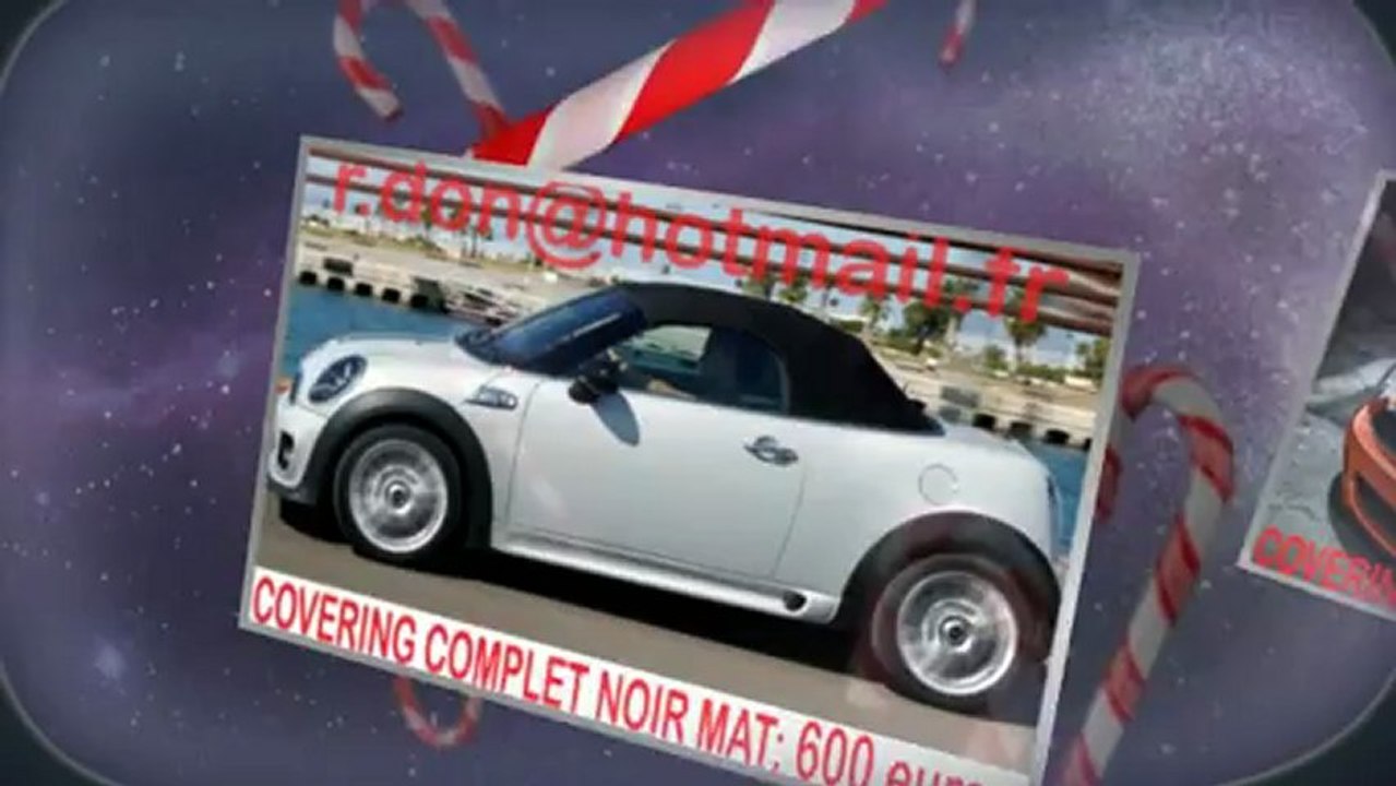 Mini roadster, Mini roadster,, essai video Mini roadster,, covering Mini roadster,Mini roadster peinture noir mat