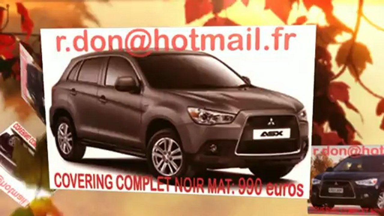 Mitsubishi ASX, Mitsubishi ASX, essai video Mitsubishi ASX, covering Mitsubishi ASX, Mitsubishi ASX peinture noir mat