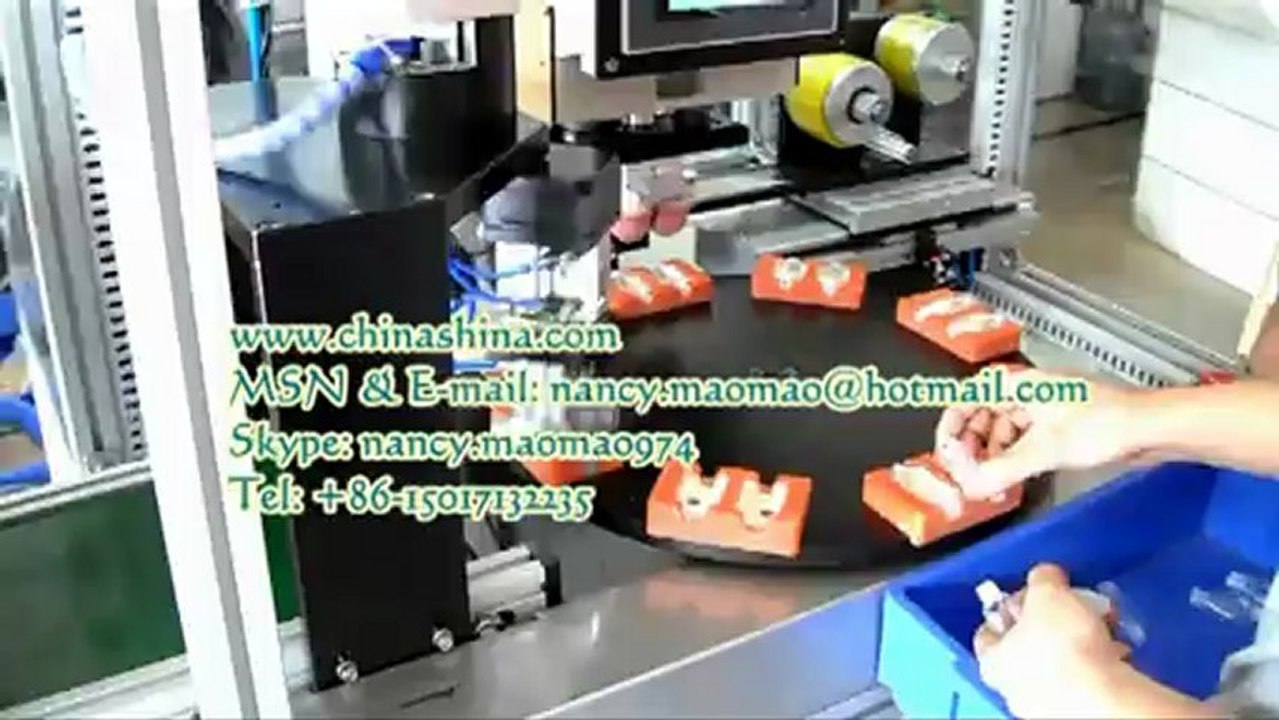 Auto-baiting Pad Printer With Eight Workstation