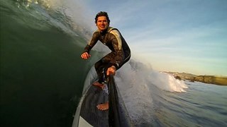 STAND UP PADDLE. Slowmotion Video