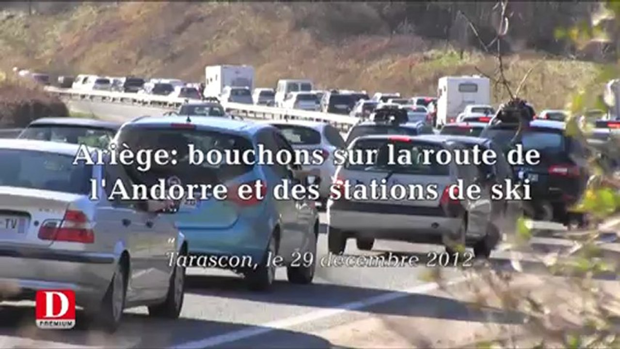 Embouteillages, ce samedi, dans la montée vers l'Andorre