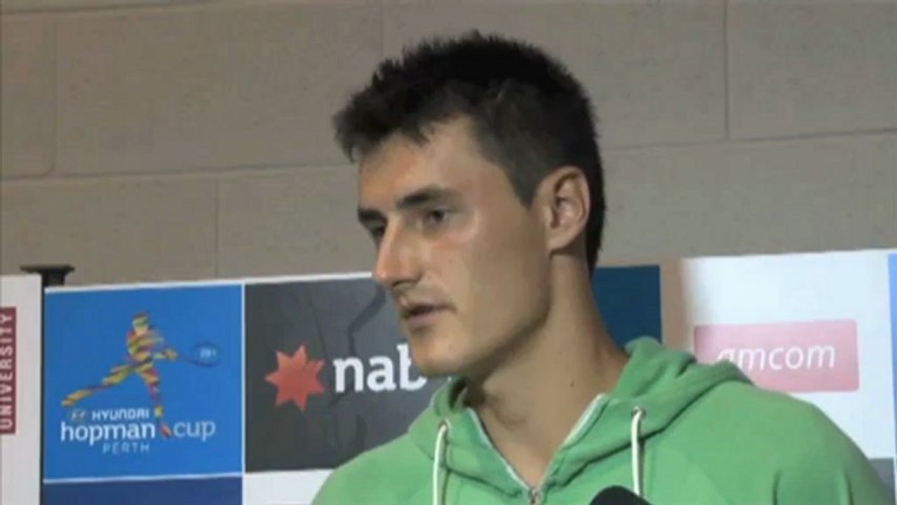 Hopman Cup: Tomic: 'Muss meine Chancen gegen Djokovic nutzen'