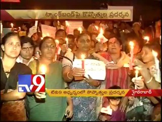 Tv9 candle light rally as tribute to Nirbhaya