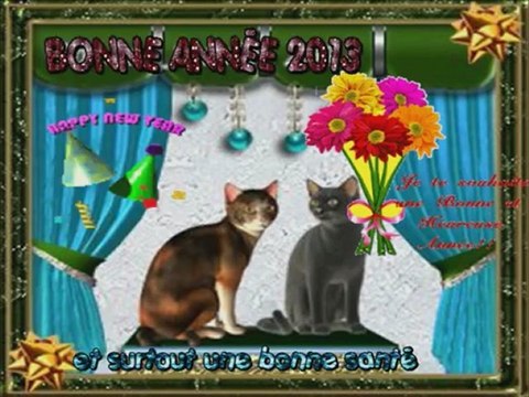 Bonne et heureuse année 2013 (joie bonheur réussite et surtout santé)