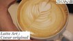 Design café - Latte Art : Coeur original - HD