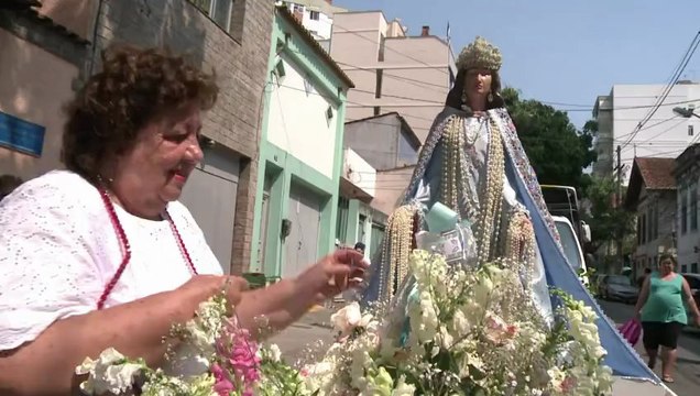 Rio de Janeiro celebrates sea goddess Yemanja