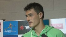 Hopman Cup - Tomic attend Djokovic