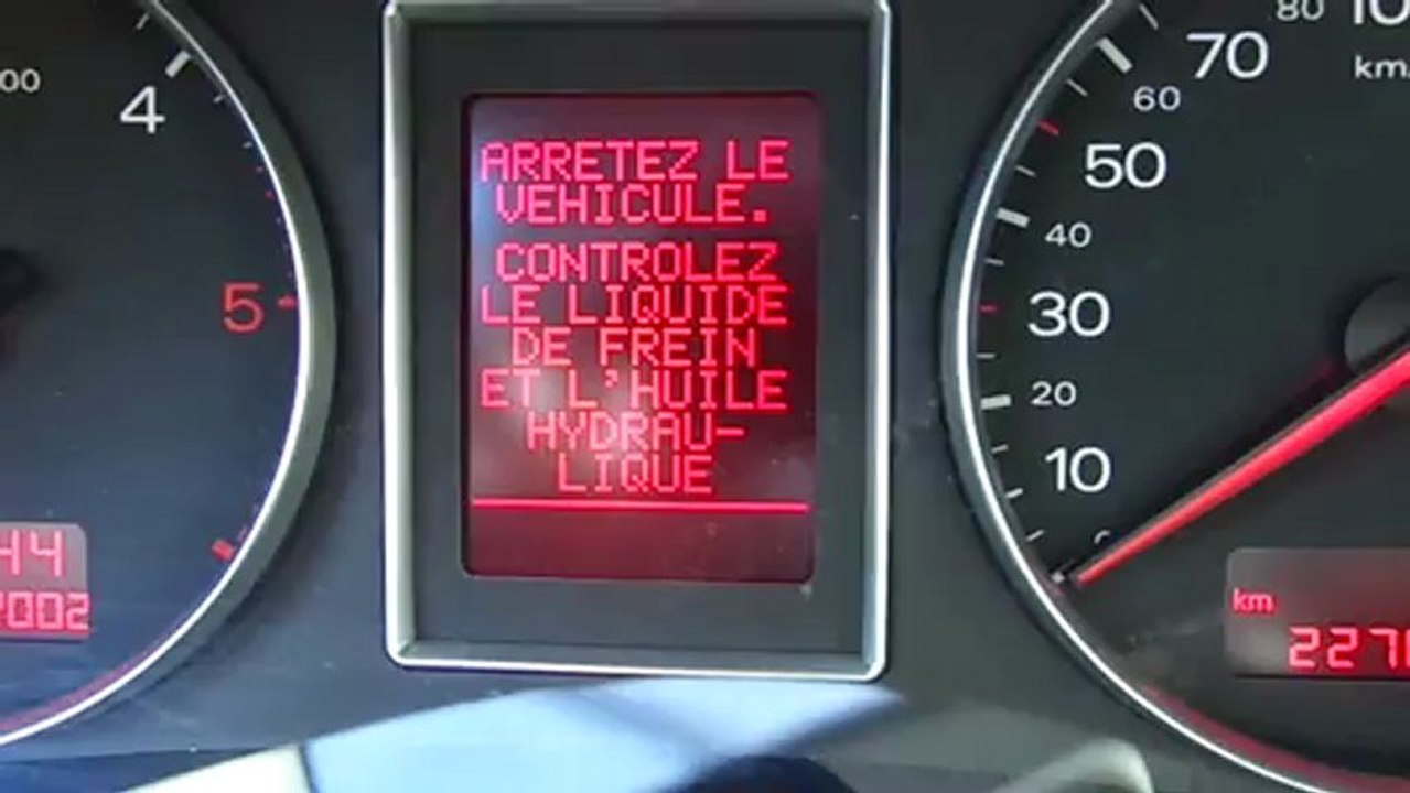 Problème voyants au démarrage Audi A4 1.9 TDI 130 - B6