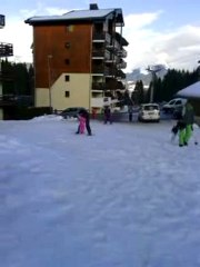 premiers pas sur les skis