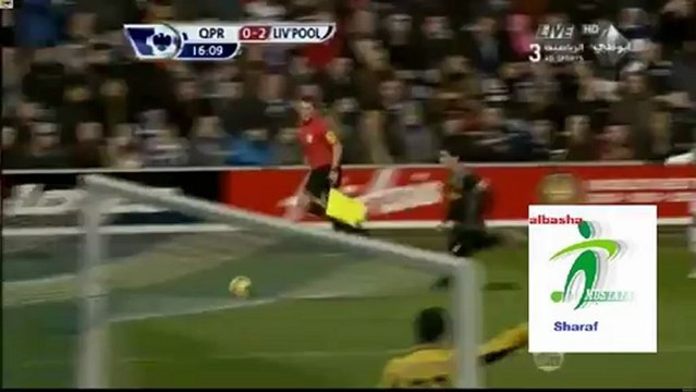 أهداف كوينز بارك رينجرز 0_2 ليفربول (سواريز) 30_12_2012