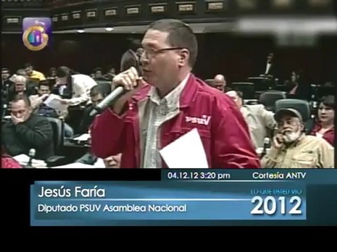 Lo que usted vio 2012: ¿Sabe cuantas leyes y créditos se aprobaron en la AN en el 2012?