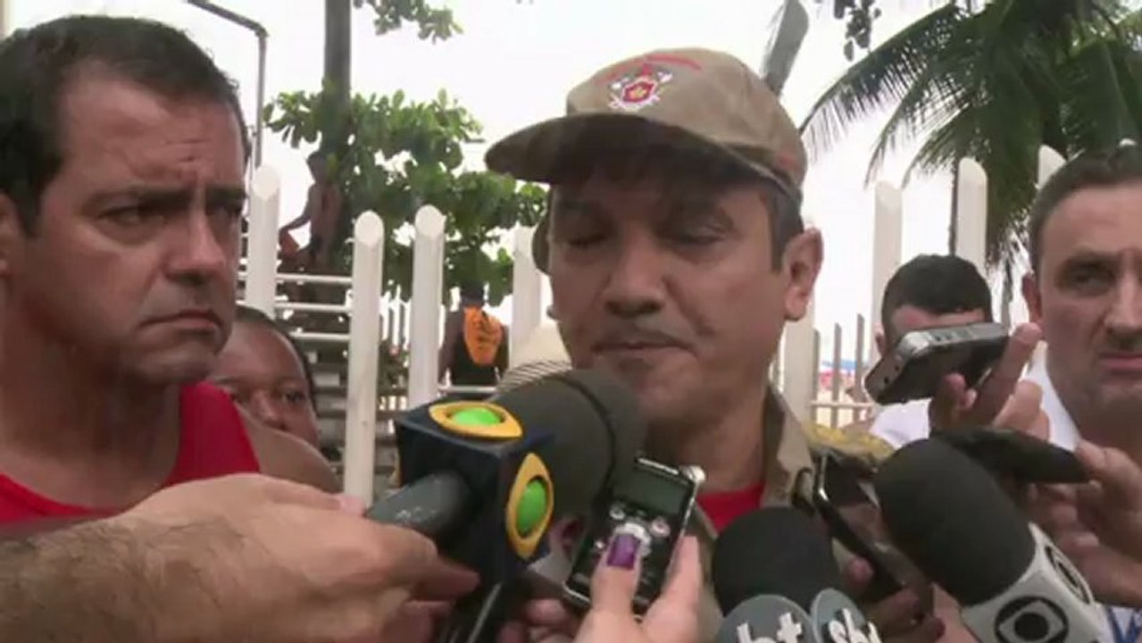 Helicóptero cae en Copacabana