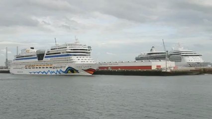 AidaBlu et Brillance of the Seas